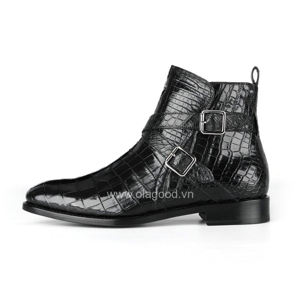 Giày boots nam da cá sấu - GB012S - Hình ảnh 3