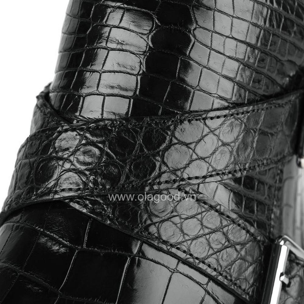 Giày boots nam da cá sấu - GB012S - Hình ảnh 11