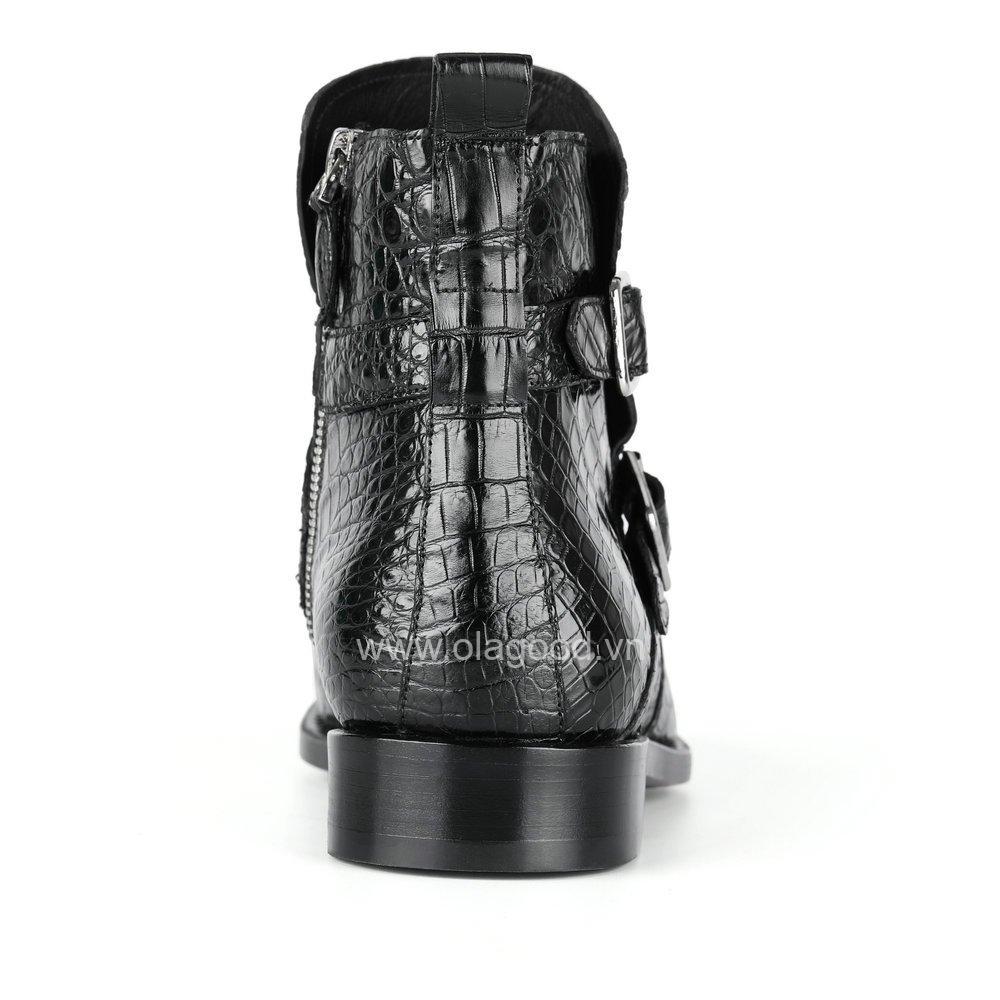 Giày boots nam da cá sấu - GB012S - Hình ảnh 8
