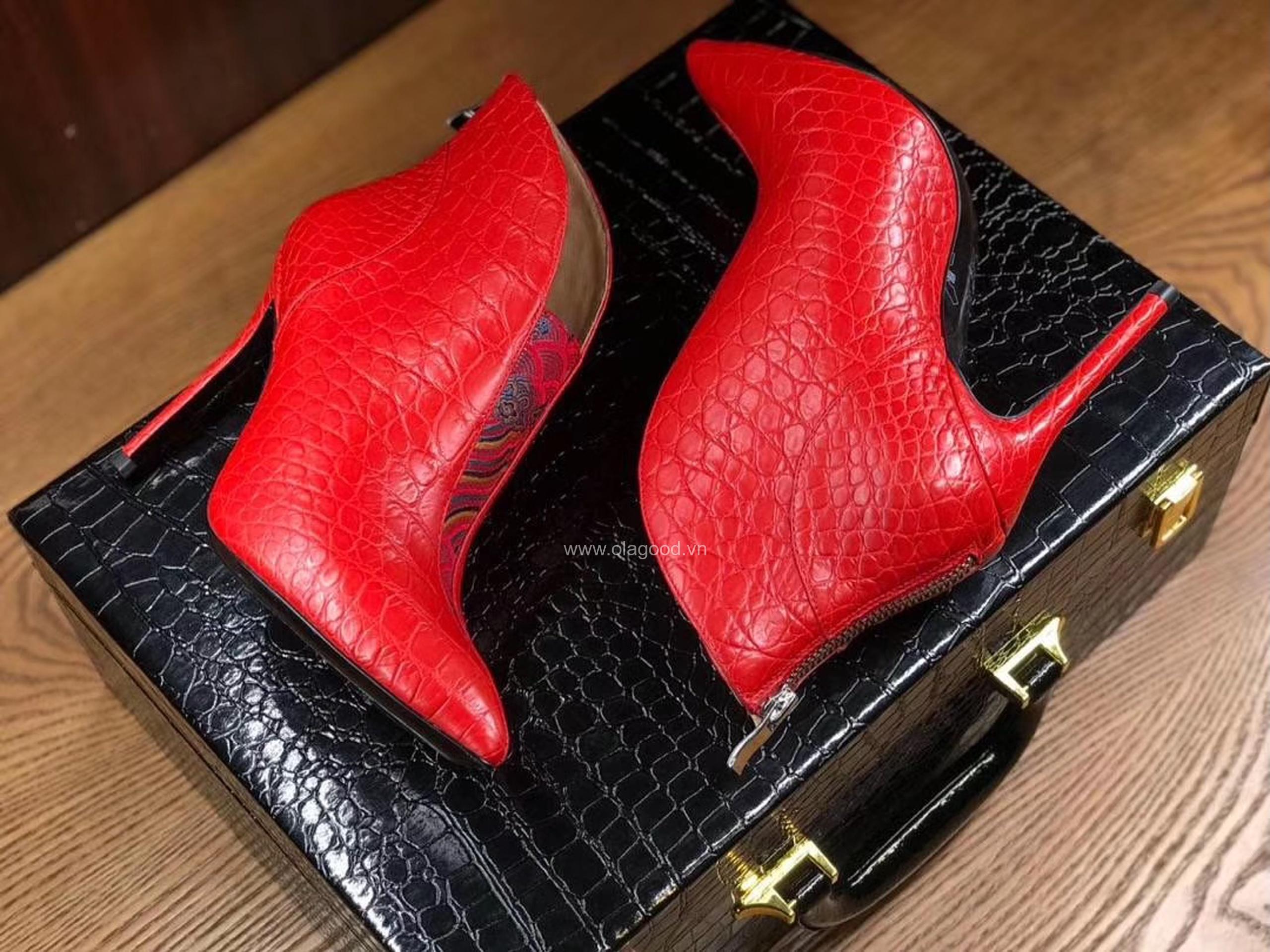 Giày da cá sấu nữ - GNU023S - Hình ảnh 5