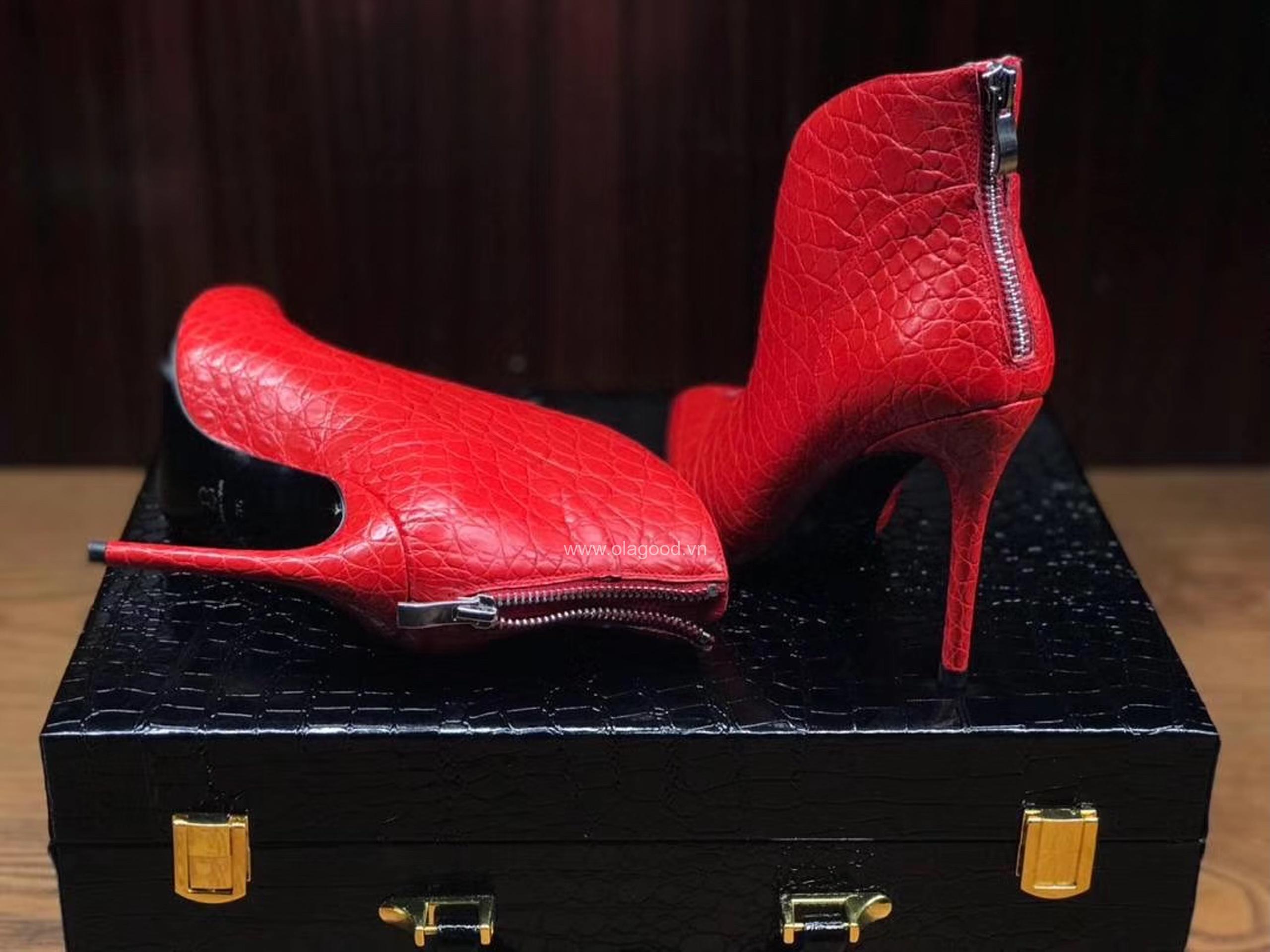 Giày da cá sấu nữ - GNU023S - Hình ảnh 4