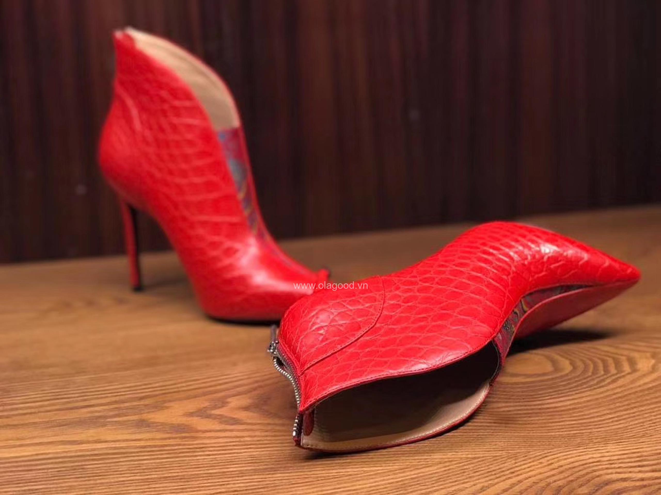 Giày da cá sấu nữ - GNU023S - Hình ảnh 2