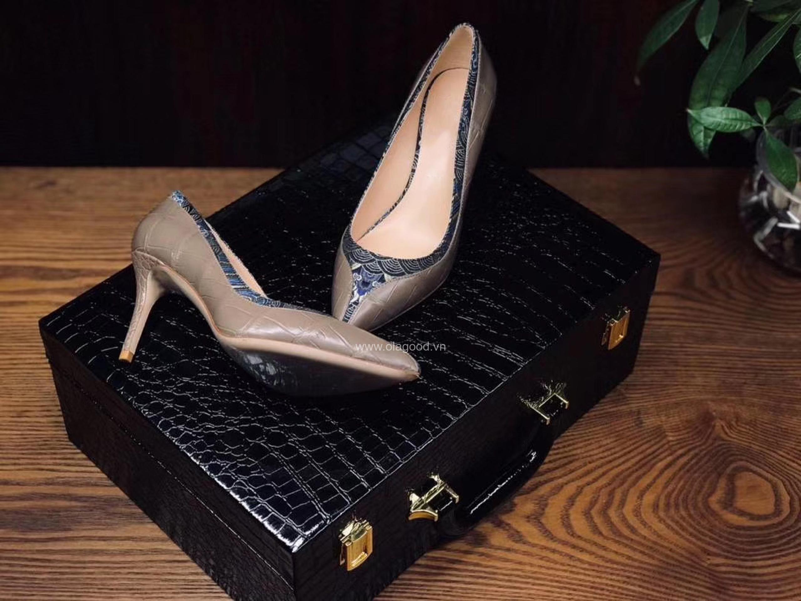 Giày nữ cá sấu - GNU022S - Hình ảnh 5
