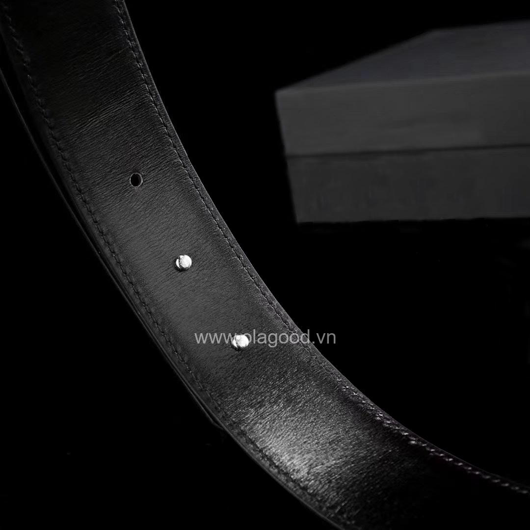 Thắt lưng da cá sấu - Khóa bạc Ý 925 - TLB013S - Hình ảnh 8