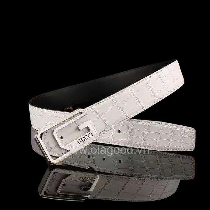 Thắt lưng nam da cá sấu thật - TLN017S - Hình ảnh 5