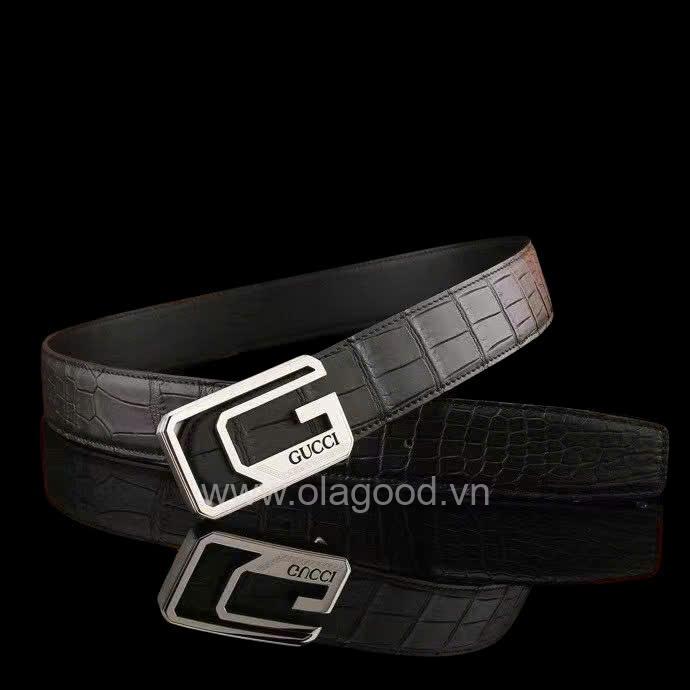 Thắt lưng nam da cá sấu thật - TLN017S - Hình ảnh 6