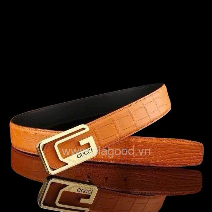 Thắt lưng nam da cá sấu thật - TLN017S - Hình ảnh 7