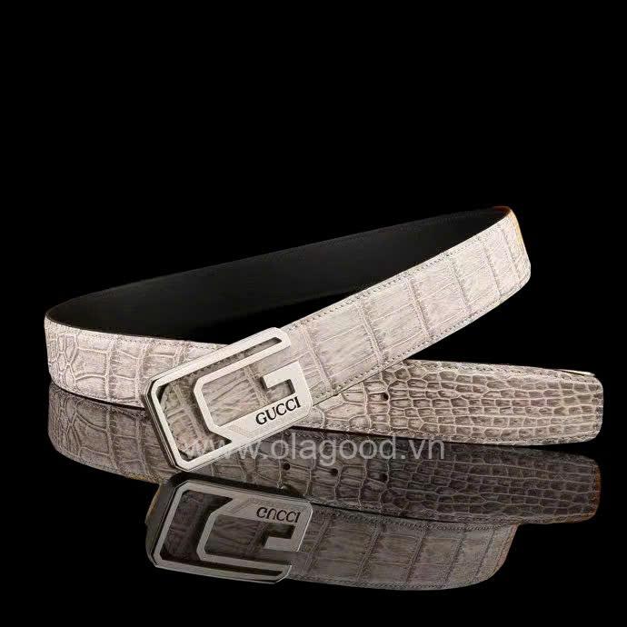 Thắt lưng nam da cá sấu thật - TLN017S - Hình ảnh 8