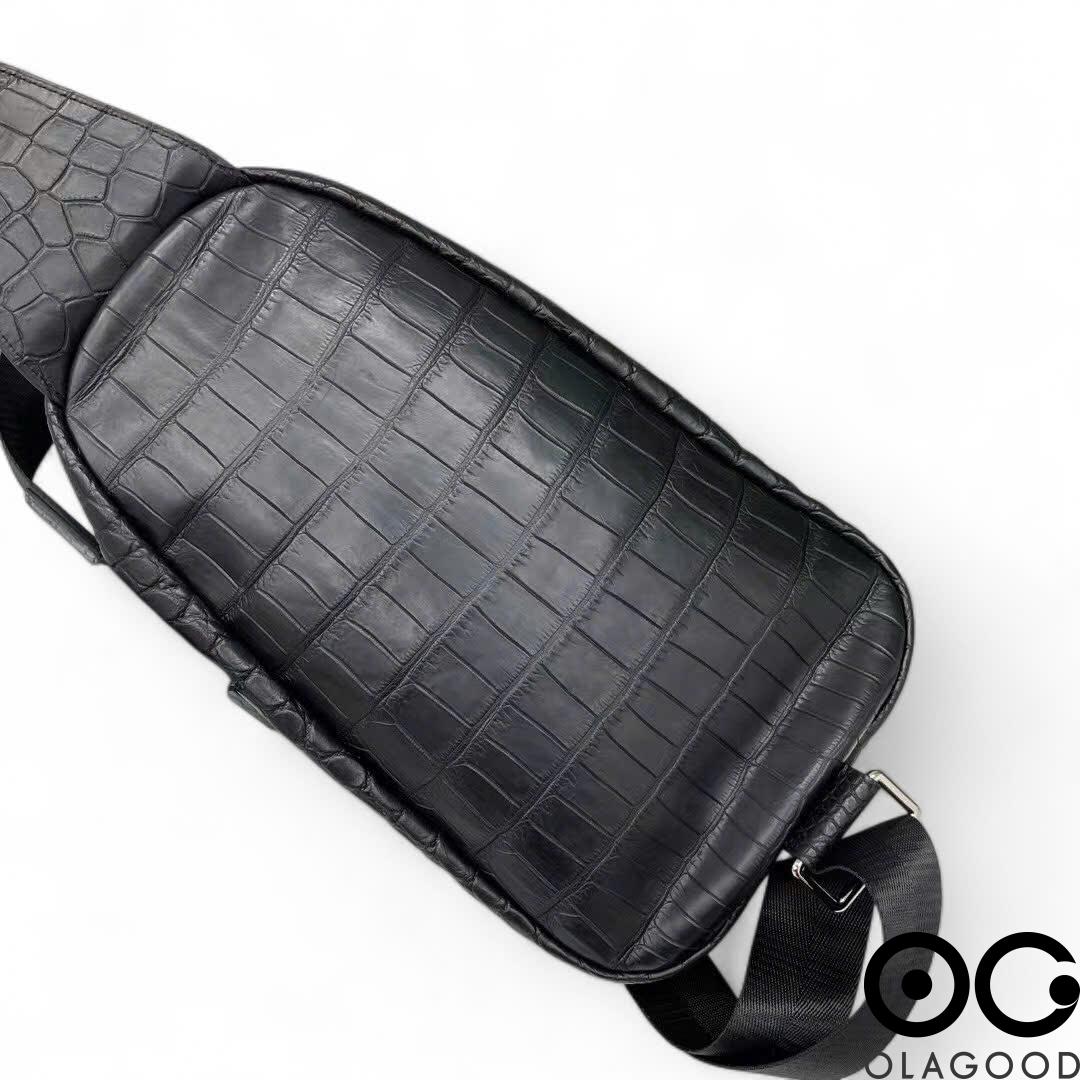 Túi đeo chéo nam da cá sấu Nile - TBT014S - Hình ảnh 3