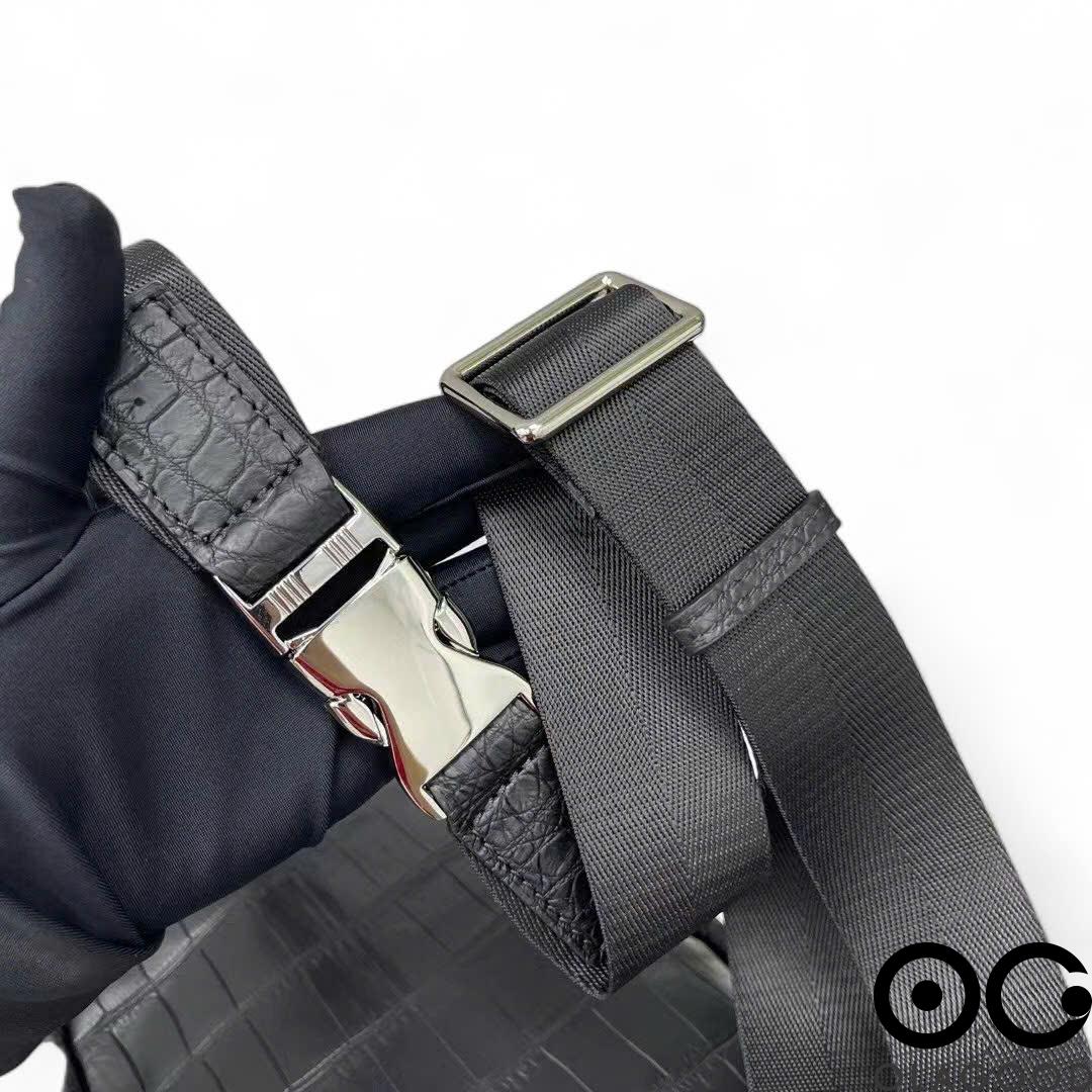 Túi đeo chéo nam da cá sấu Nile - TBT014S - Hình ảnh 8