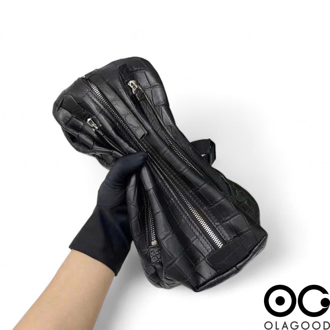 Túi đeo chéo nam da cá sấu Nile - TBT014S - Hình ảnh 10