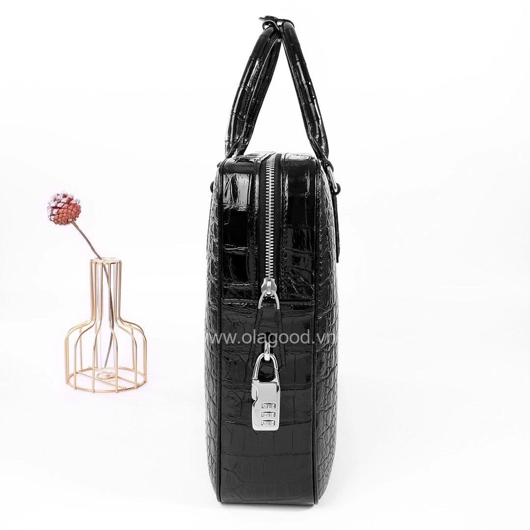 Túi laptop công sở da cá sấu - CLT0113S - Hình ảnh 4