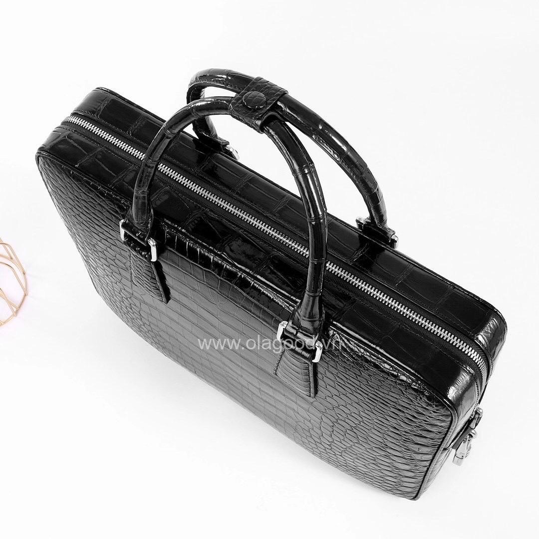 Túi laptop công sở da cá sấu - CLT0113S - Hình ảnh 7