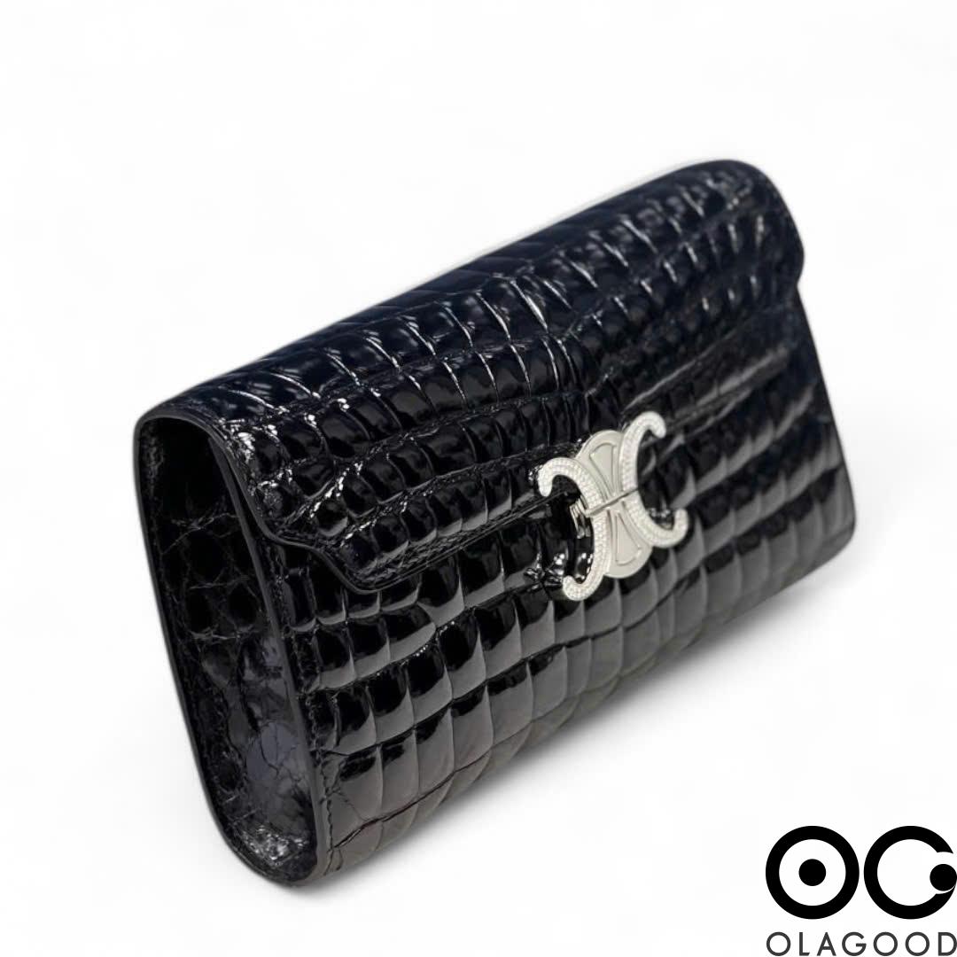 Túi nữ đeo vai da cá sấu - TXN0271S - Hình ảnh 5