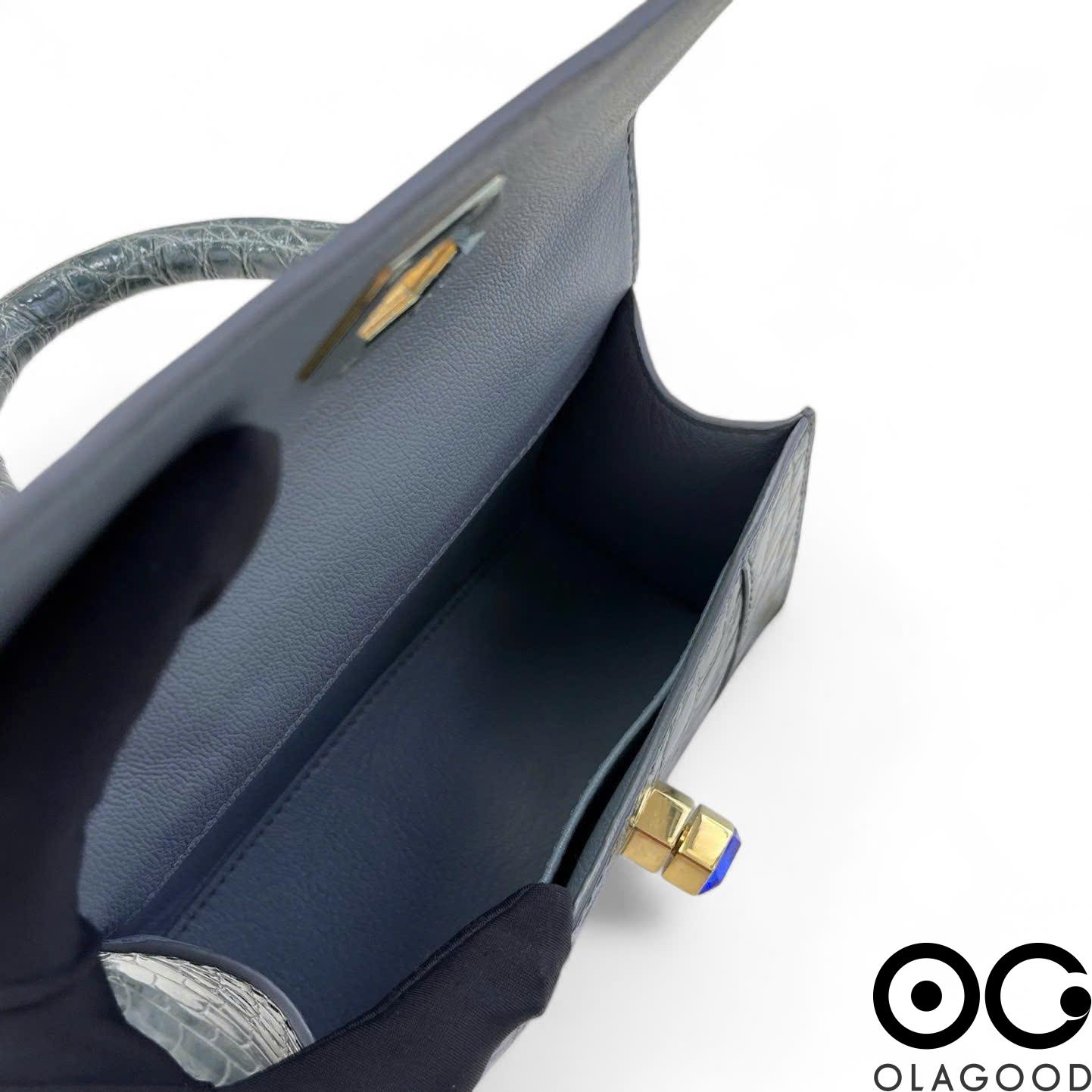 Túi xách cá sấu nữ hàng hiệu - TXN0263S - Hình ảnh 9