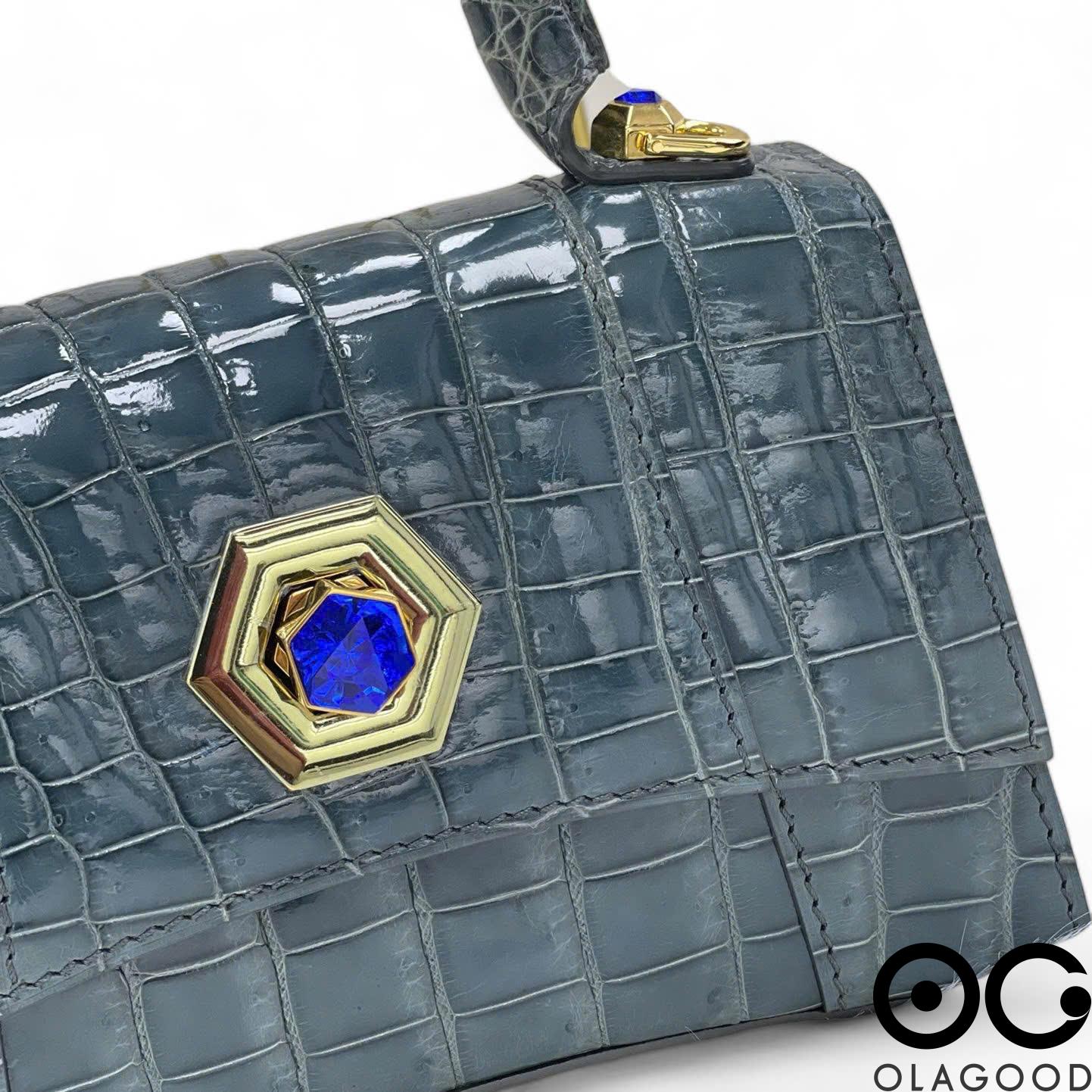 Túi xách cá sấu nữ hàng hiệu - TXN0263S - Hình ảnh 10