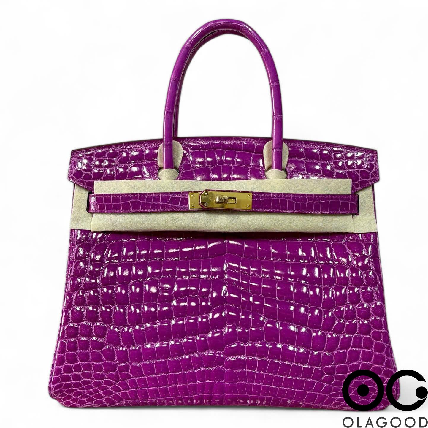 Túi xách nữ da cá sấu bóng vòm - TXN0275S