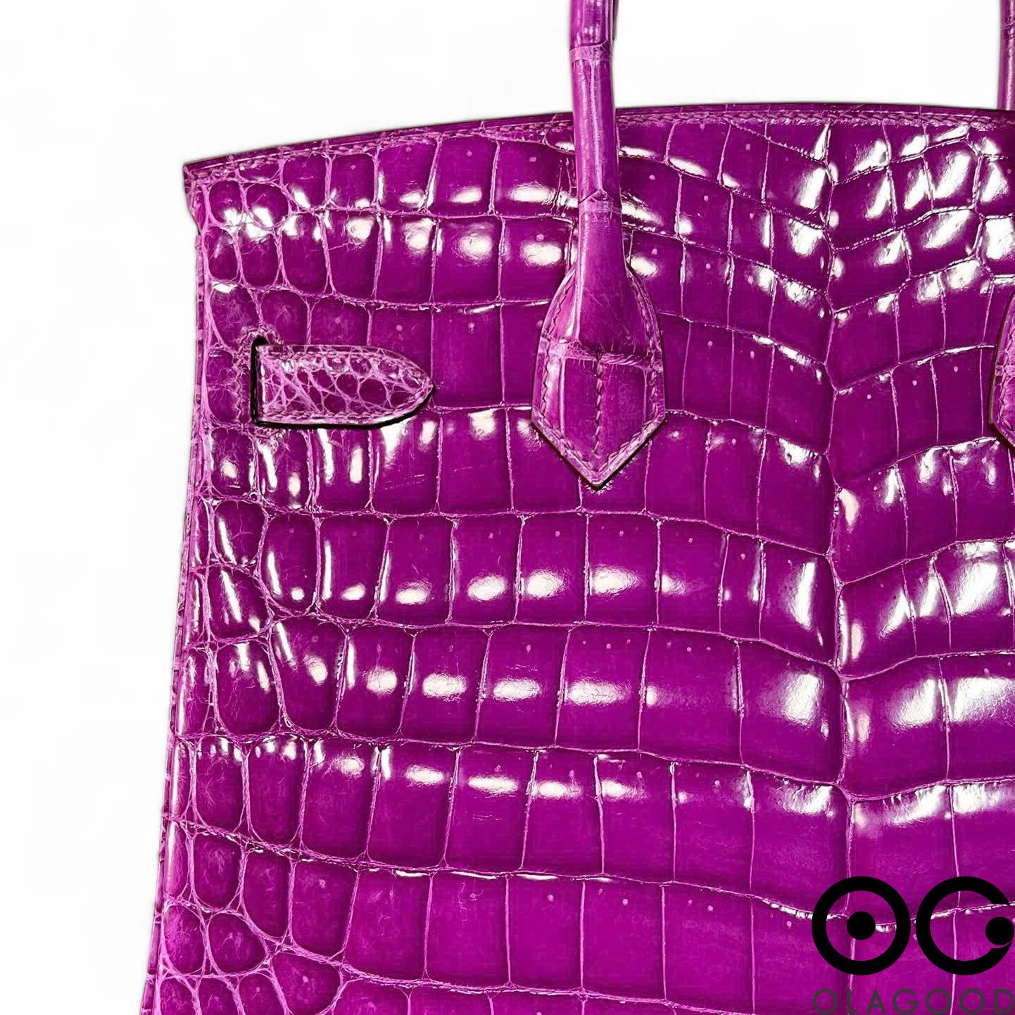 Túi xách nữ da cá sấu bóng vòm - TXN0275S - Hình ảnh 12