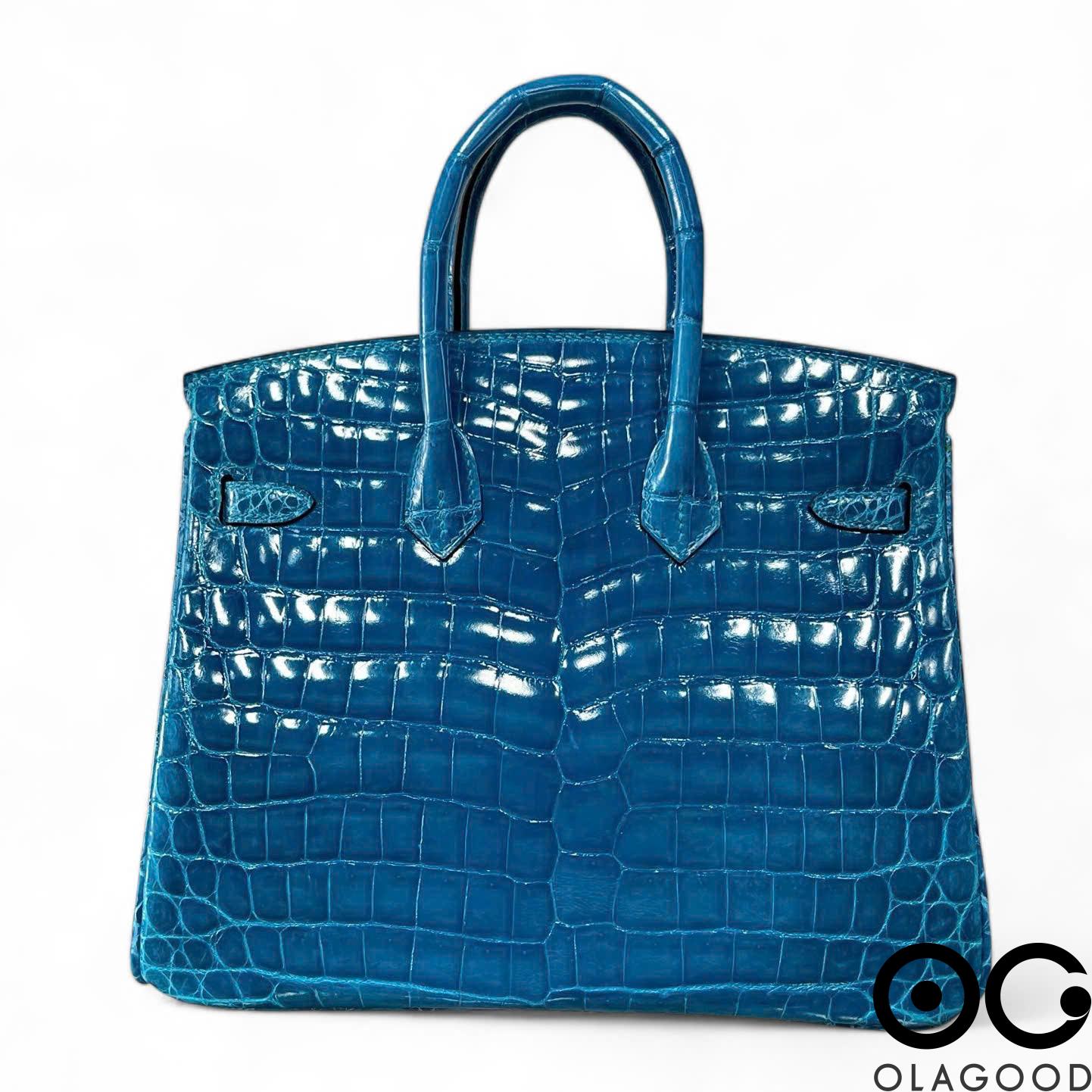 Túi xách nữ da cá sấu bóng vòm - TXN0275S - Hình ảnh 14