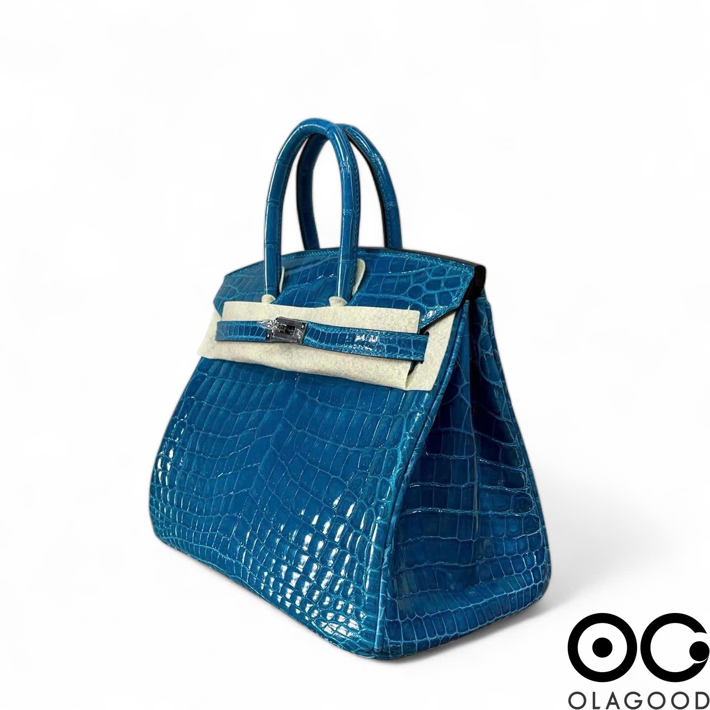 Túi xách nữ da cá sấu bóng vòm - TXN0275S - Hình ảnh 15