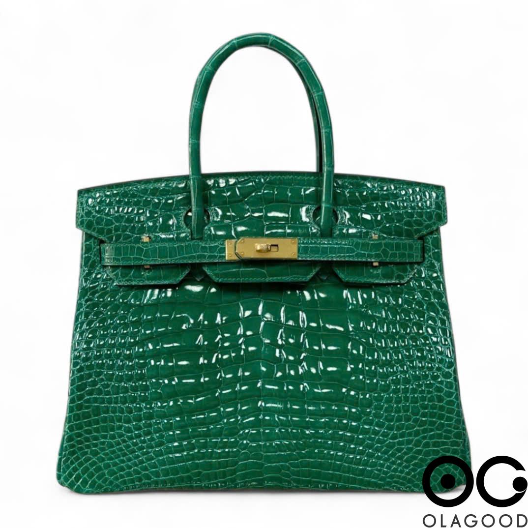 Túi xách nữ da cá sấu bóng vòm - TXN0275S - Hình ảnh 3