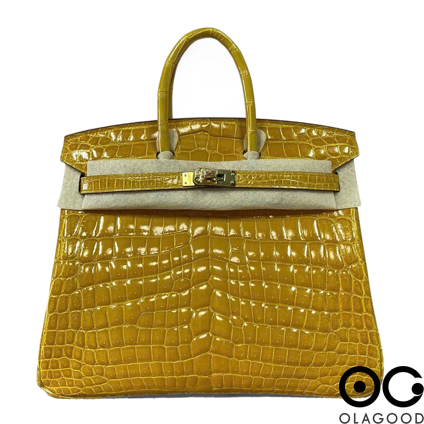 Túi xách nữ da cá sấu bóng vòm - TXN0275S - Hình ảnh 4