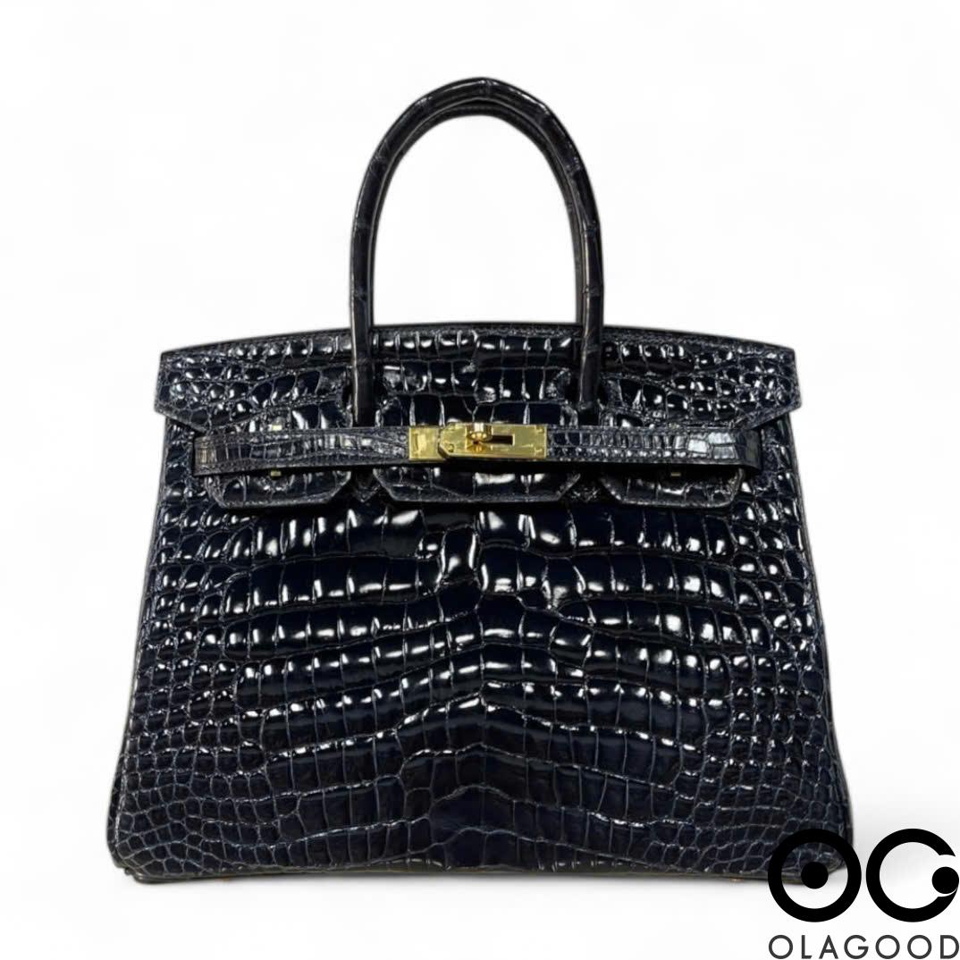 Túi xách nữ da cá sấu bóng vòm - TXN0275S - Hình ảnh 5