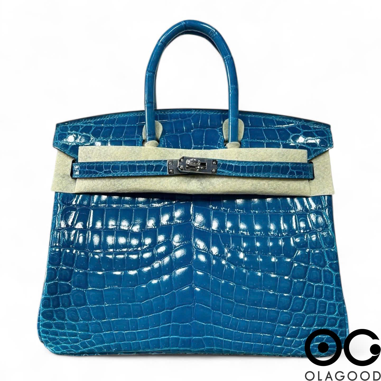 Túi xách nữ da cá sấu bóng vòm - TXN0275S - Hình ảnh 6