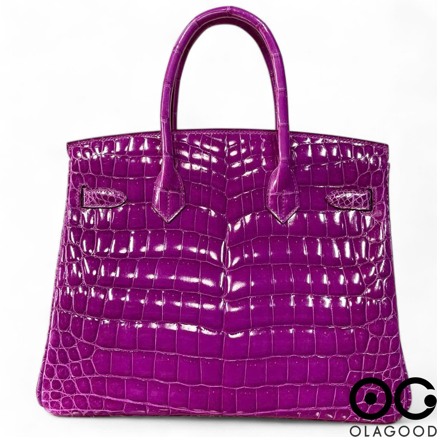 Túi xách nữ da cá sấu bóng vòm - TXN0275S - Hình ảnh 8