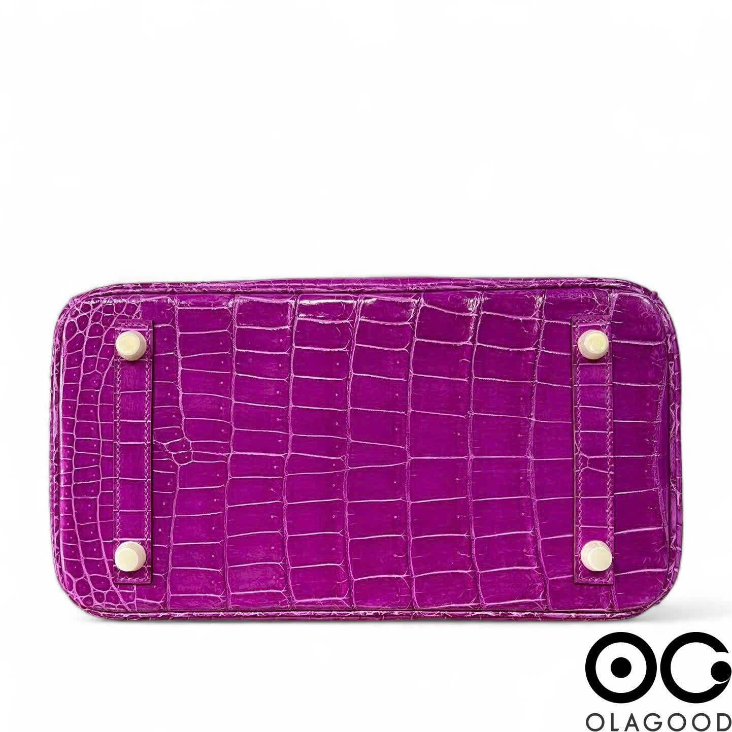 Túi xách nữ da cá sấu bóng vòm - TXN0275S - Hình ảnh 10