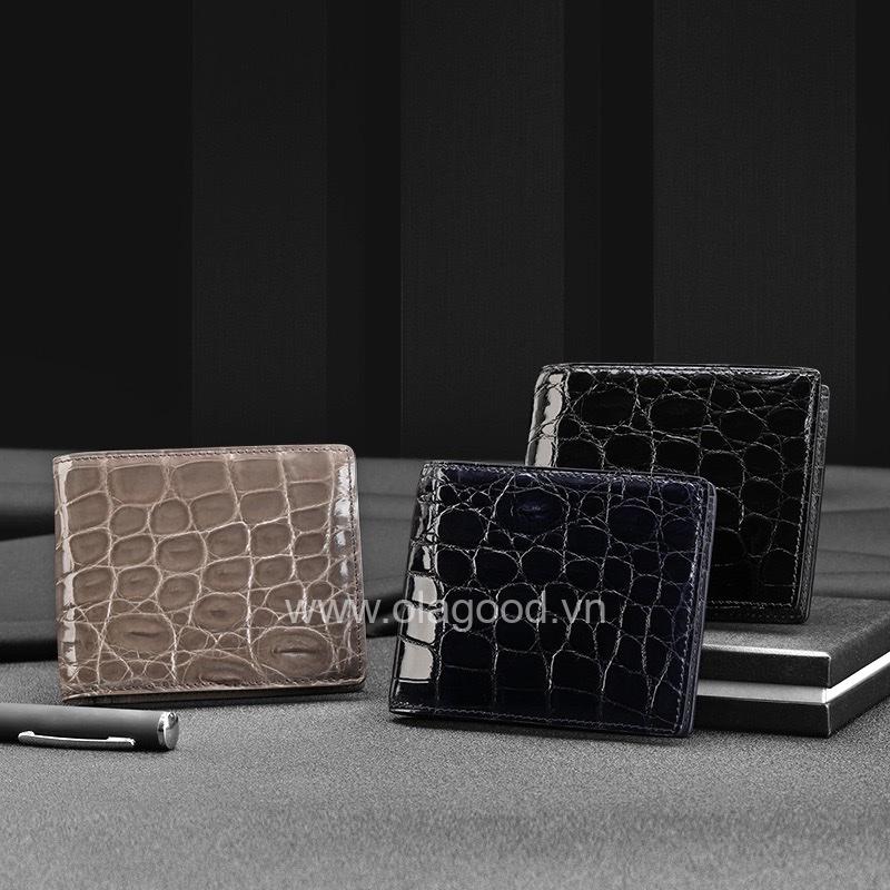 Ví nam da cá sấu Nile cao cấp - VNI011S - Hình ảnh 6