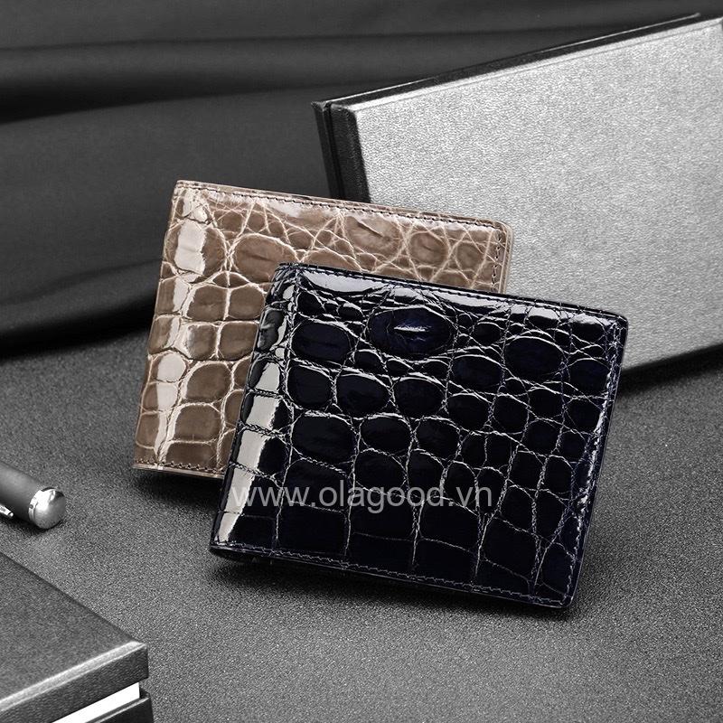 Ví nam da cá sấu Nile cao cấp - VNI011S - Hình ảnh 5