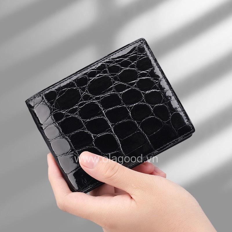 Ví nam da cá sấu Nile cao cấp - VNI011S - Hình ảnh 4