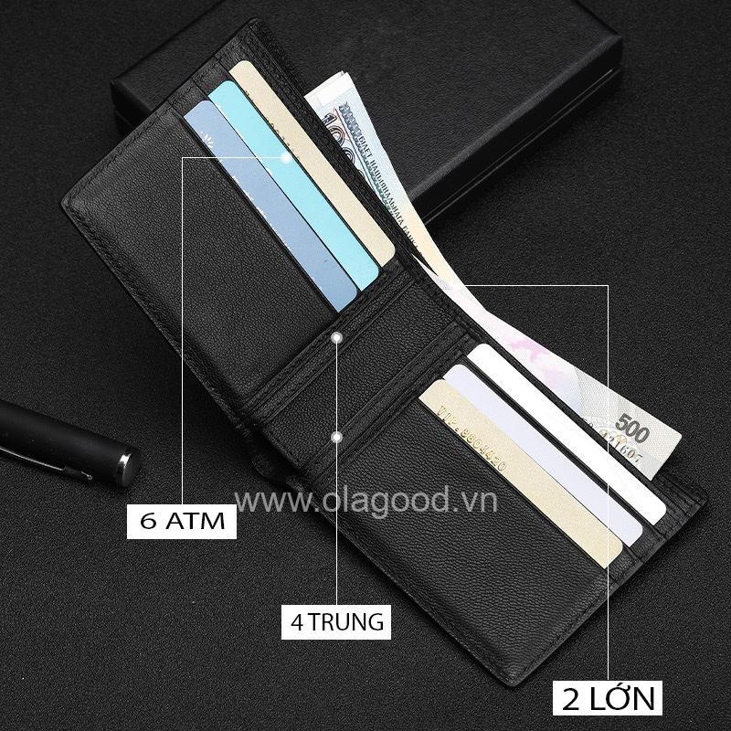 Ví nam da cá sấu Nile cao cấp - VNI011S - Hình ảnh 7