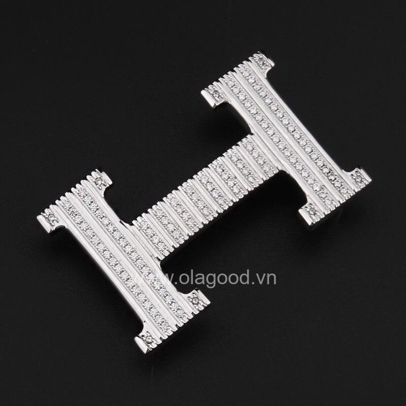 Dây nịt da cá sấu chính hãng - Khóa bạc Ý 925 - TLB0127S - Hình ảnh 5