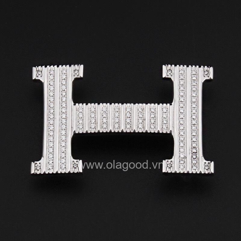 Dây nịt da cá sấu chính hãng - Khóa bạc Ý 925 - TLB0127S - Hình ảnh 6