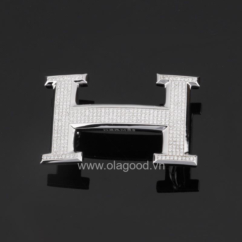 Dây nịt nam da cá sấu chính hãng - Khóa bạc Ý 925 - TLB0128S - Hình ảnh 6