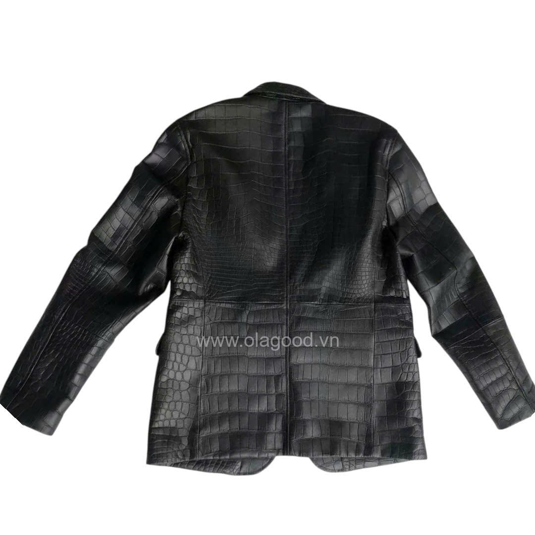 Áo nam da cá sấu - VE011S - Hình ảnh 3