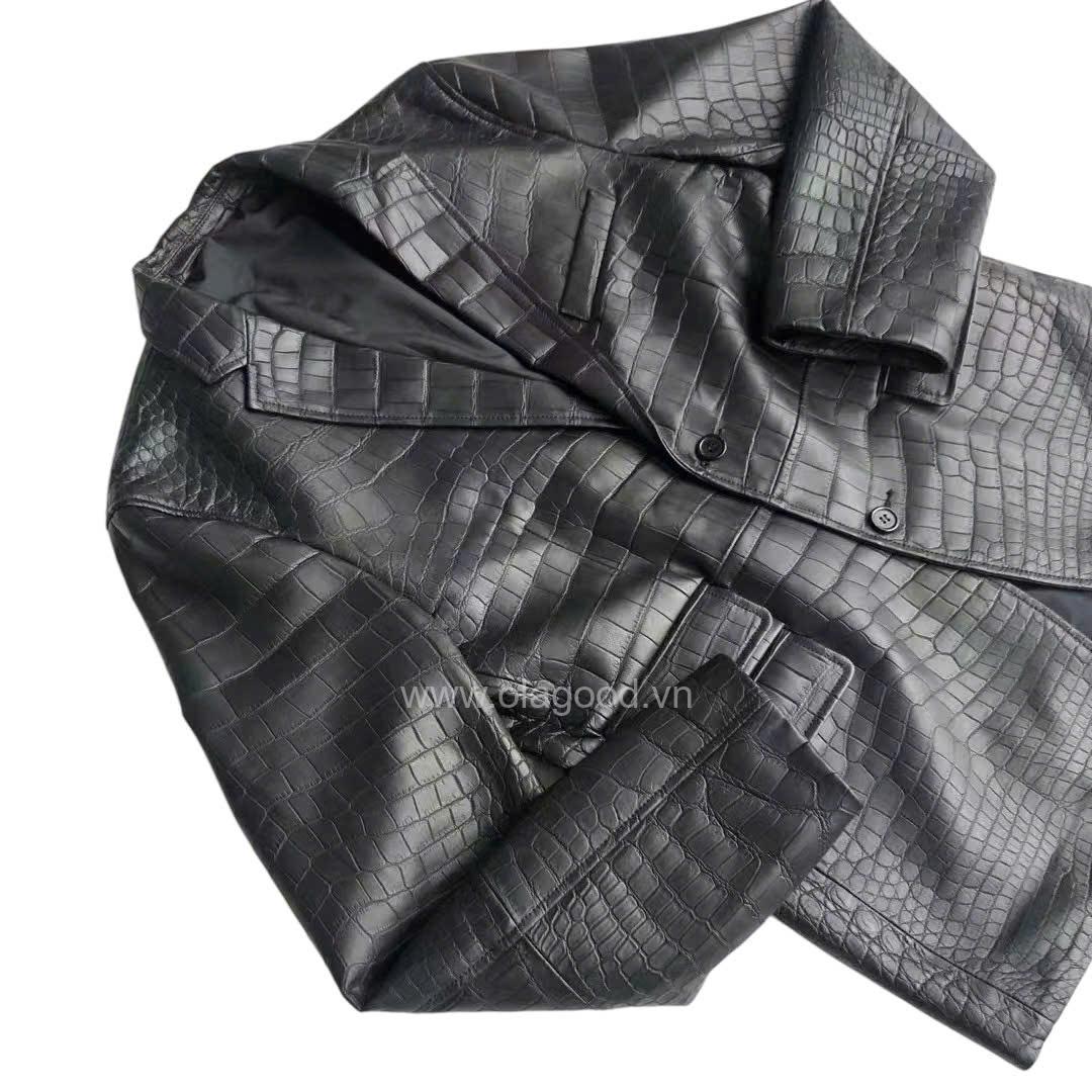 Áo nam da cá sấu - VE011S - Hình ảnh 4
