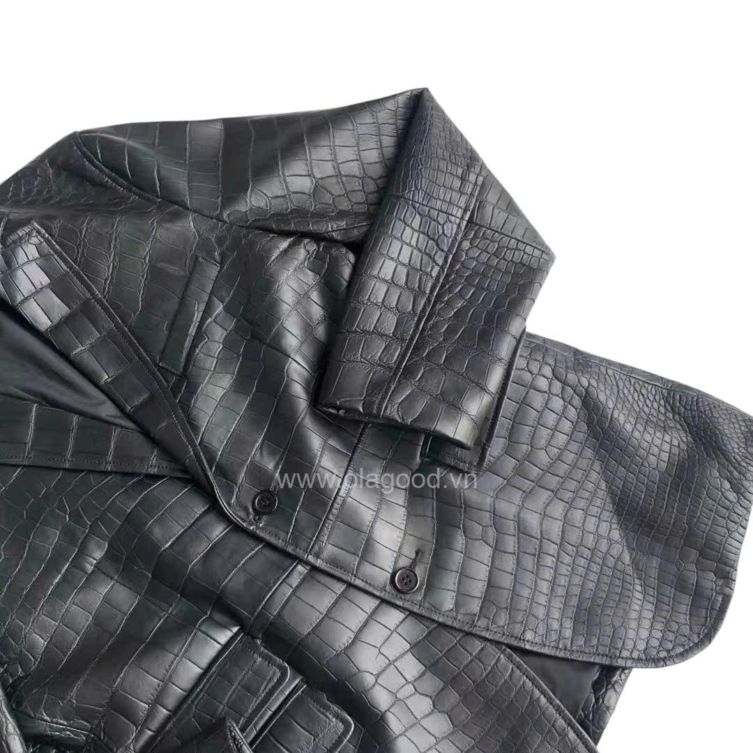 Áo nam da cá sấu - VE011S - Hình ảnh 5