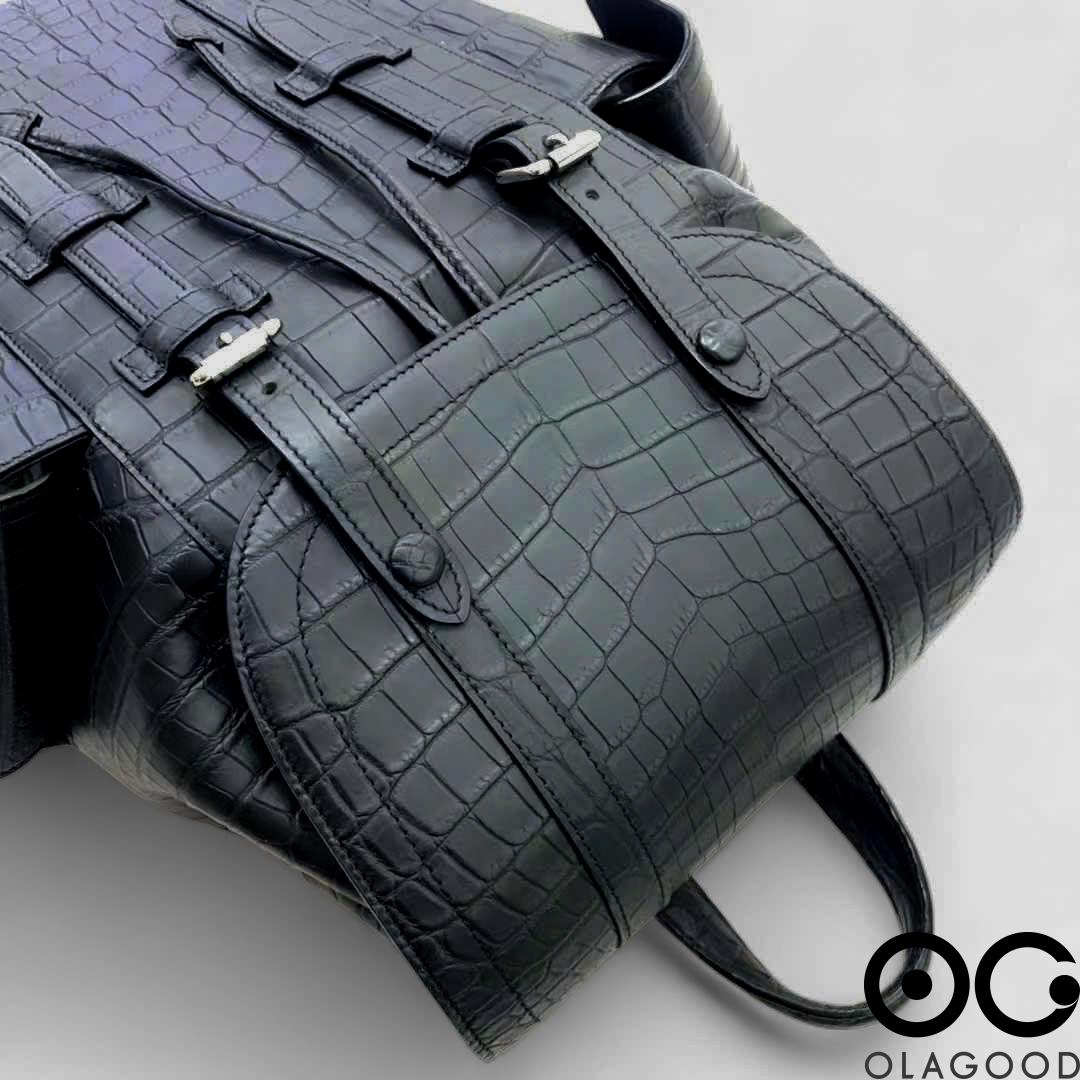 Balo đeo vai da cá sấu nile - BLN015S - Hình ảnh 7