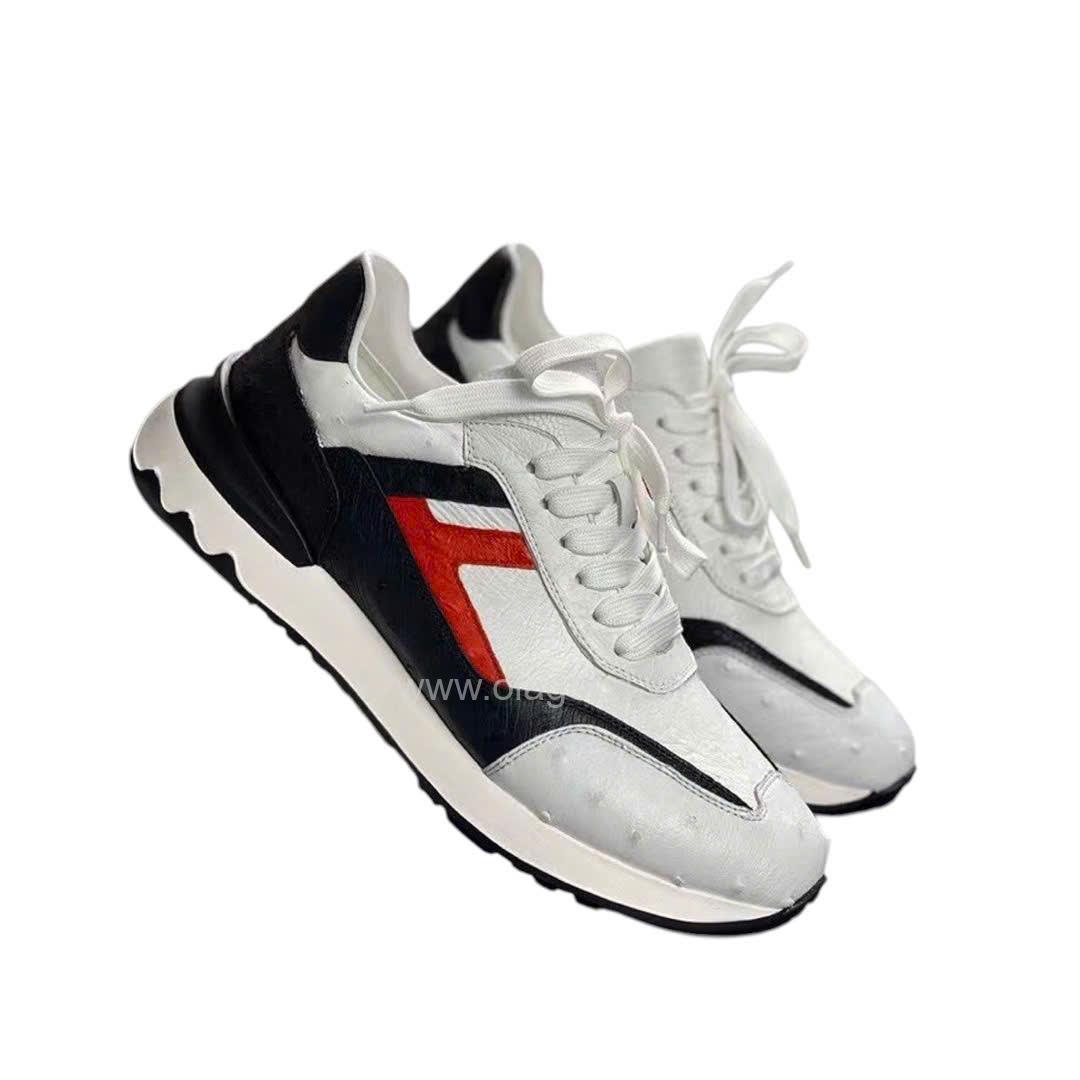 Giày thể thao da đà điểu - GTT011D - Hình ảnh 4