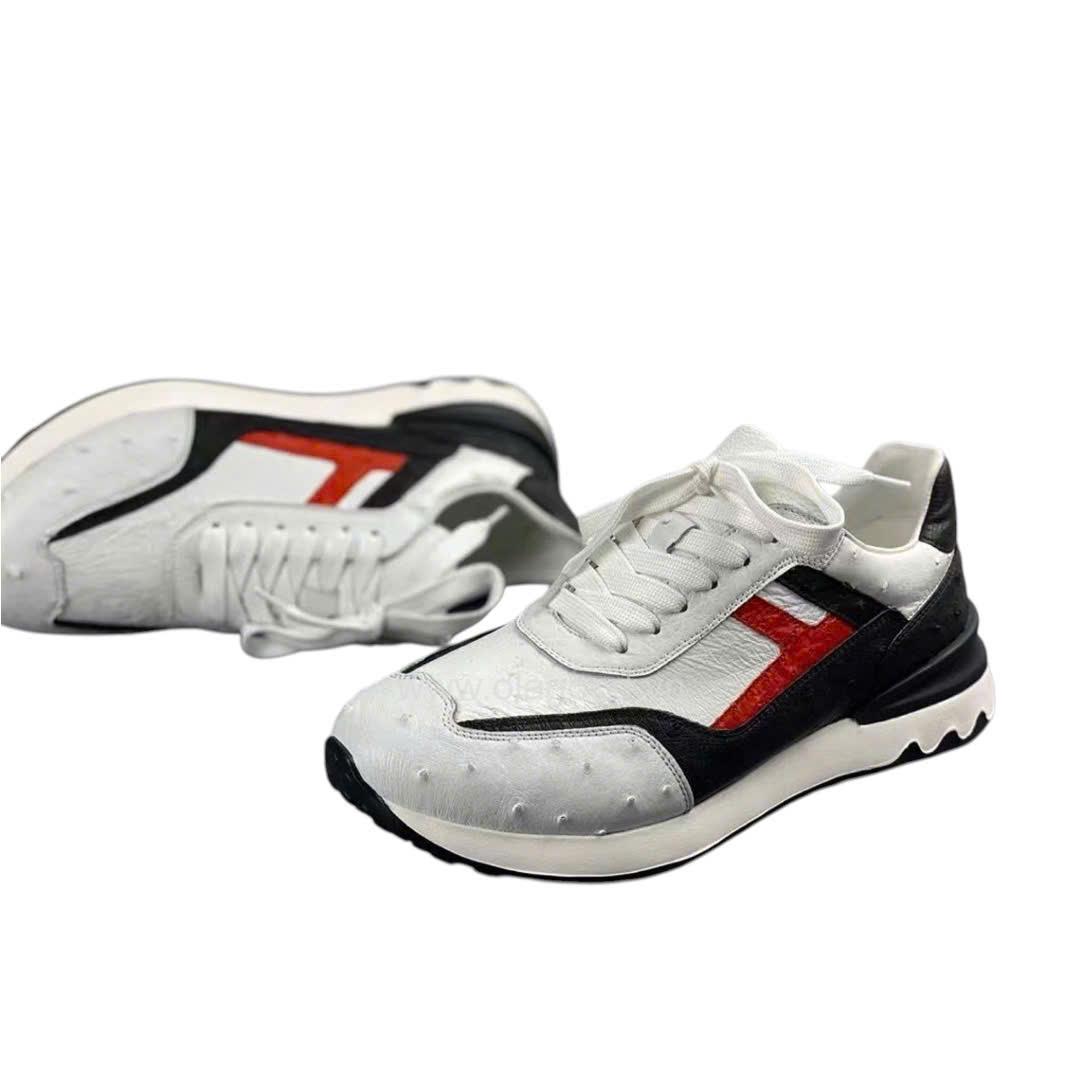 Giày thể thao da đà điểu - GTT011D - Hình ảnh 5