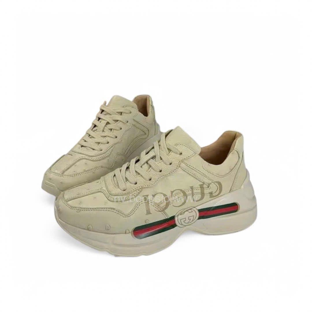 Giày thể thao nam da đà điểu - GTT014D - Hình ảnh 4