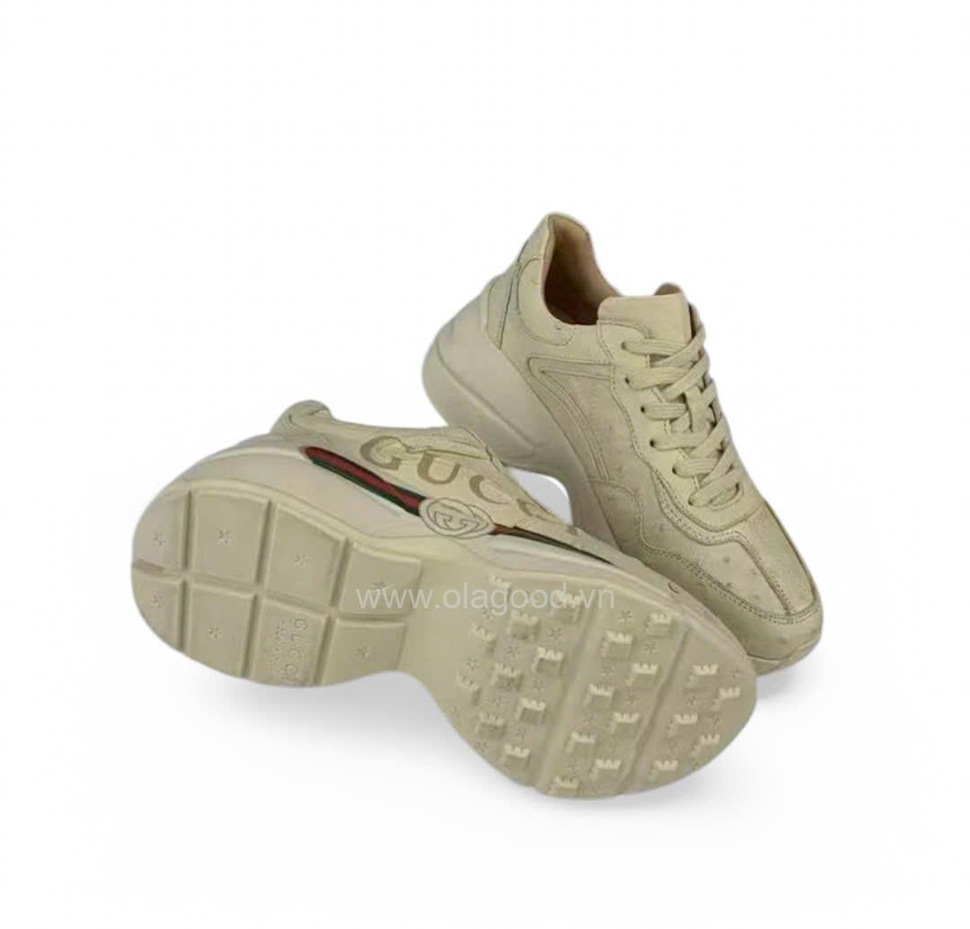 Giày thể thao nam da đà điểu - GTT014D - Hình ảnh 6