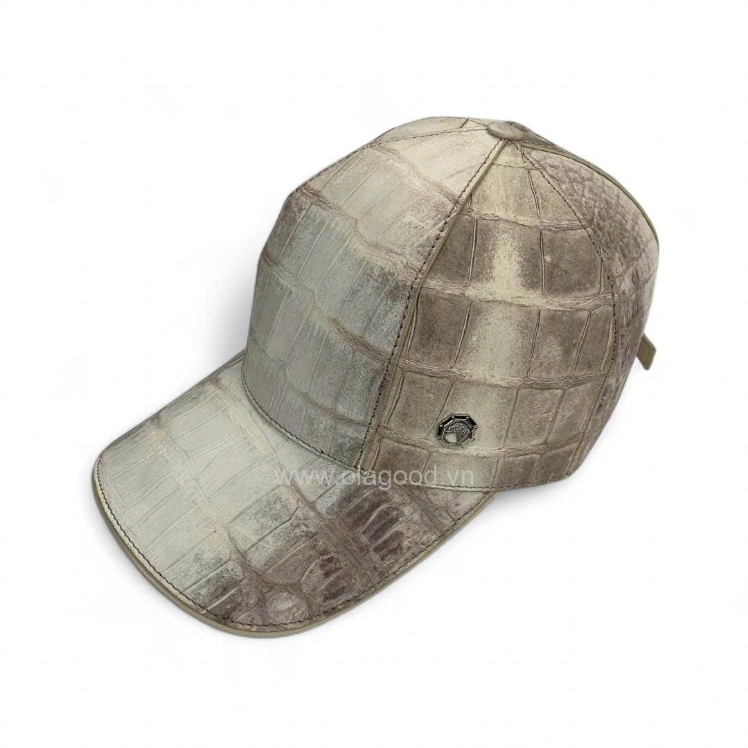 Mũ da cá sấu nam - MLT013S