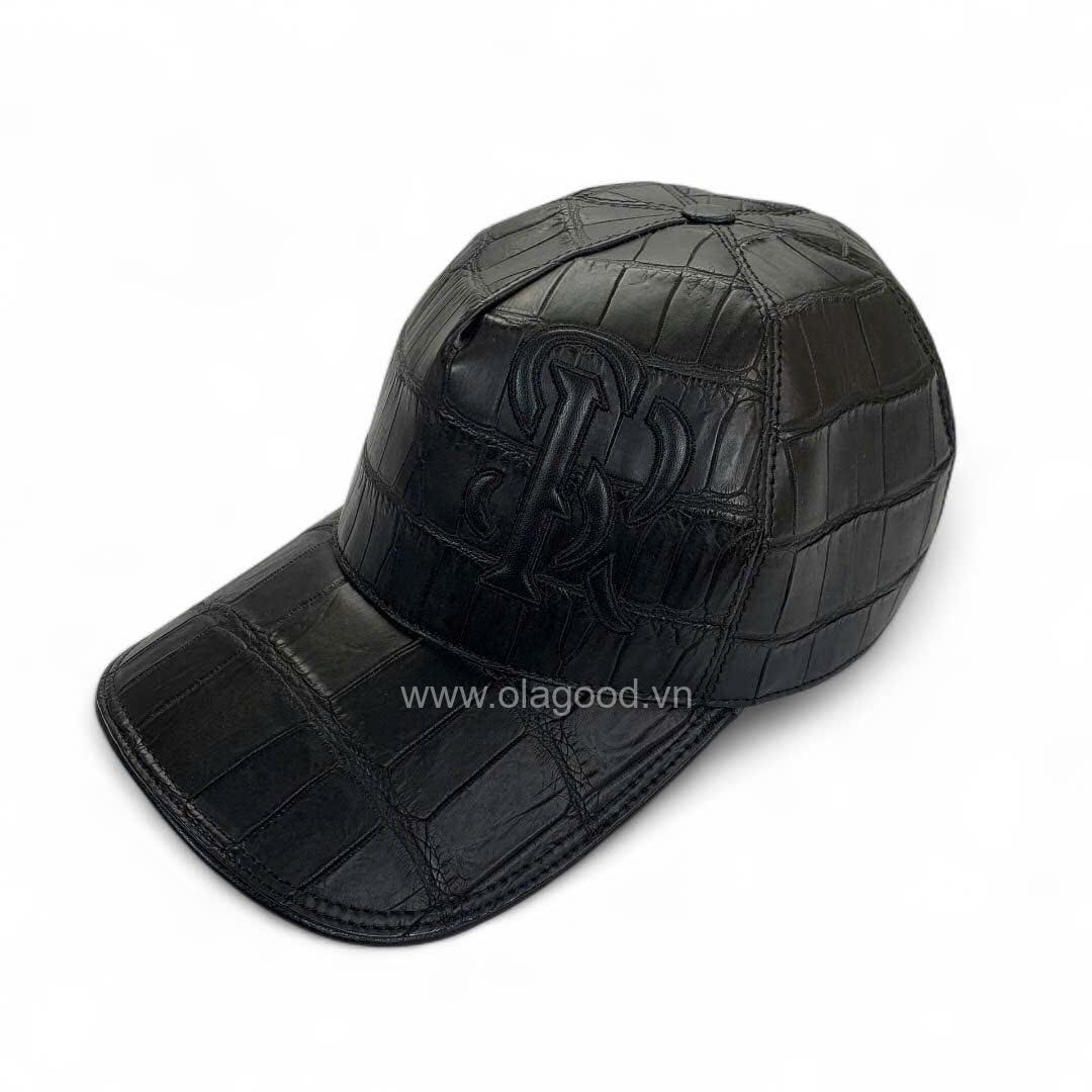 Mũ lưỡi trai nam da cá sấu - MLT012S