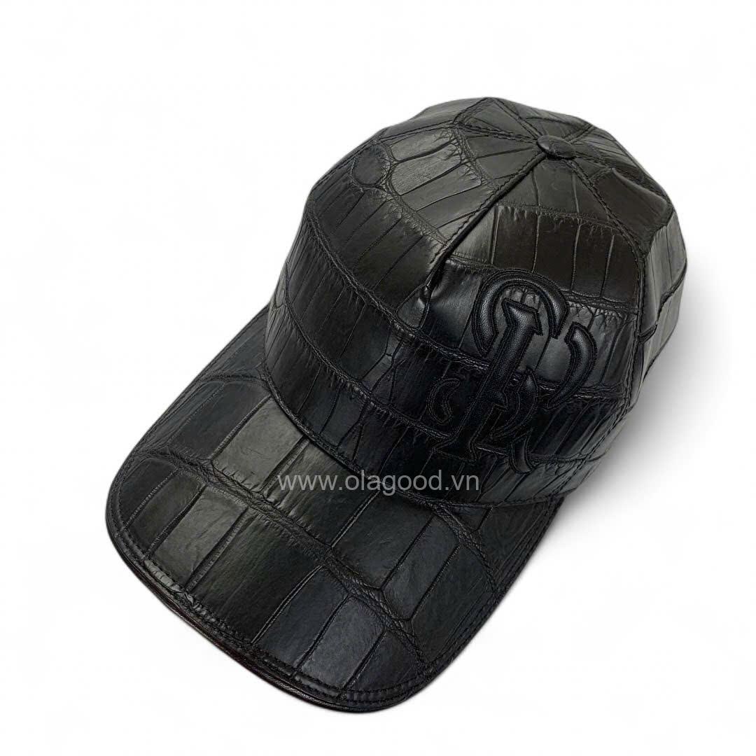 Mũ lưỡi trai nam da cá sấu - MLT012S - Hình ảnh 5