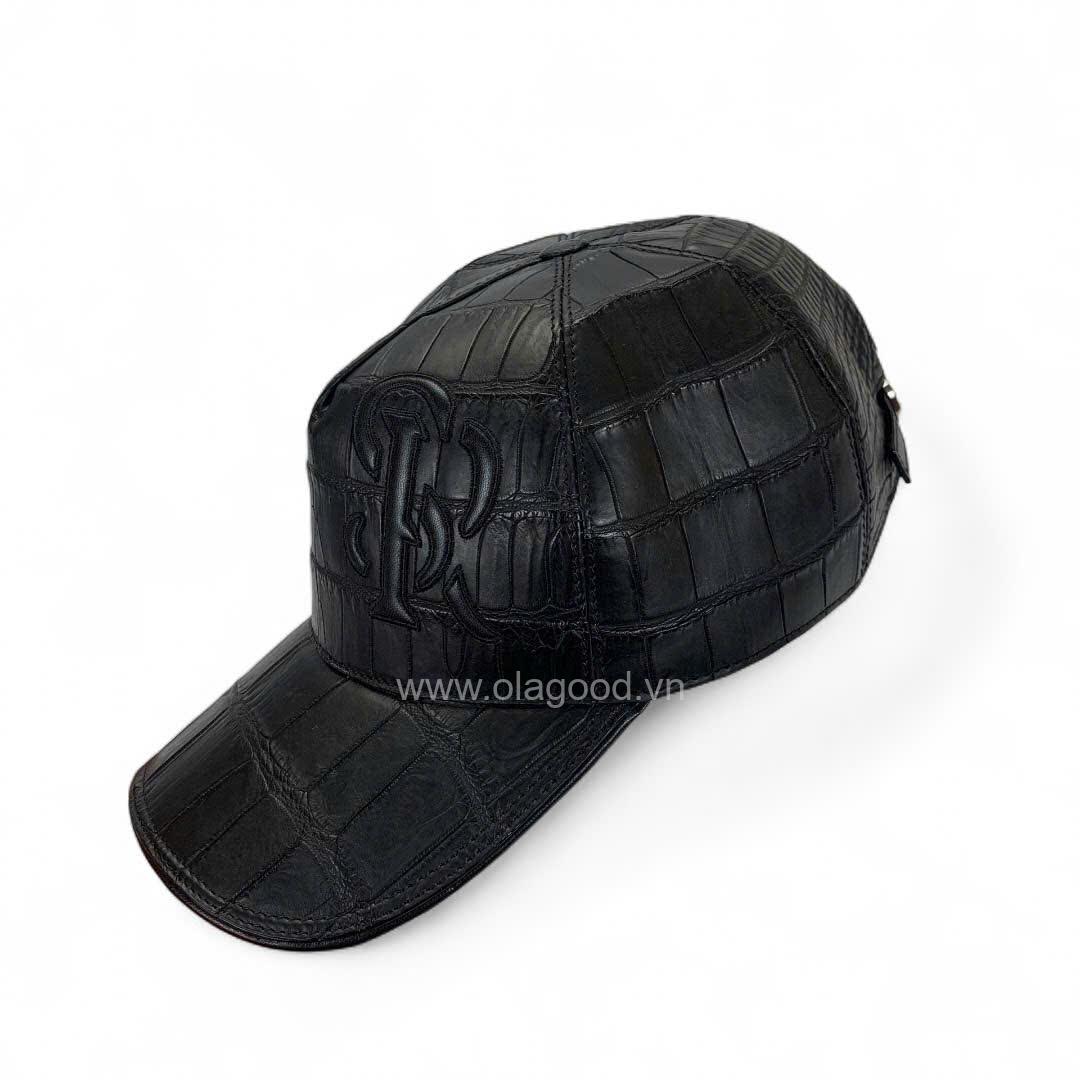 Mũ lưỡi trai nam da cá sấu - MLT012S - Hình ảnh 6
