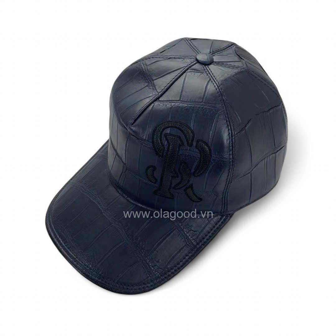 Mũ lưỡi trai nam da cá sấu - MLT012S - Hình ảnh 3